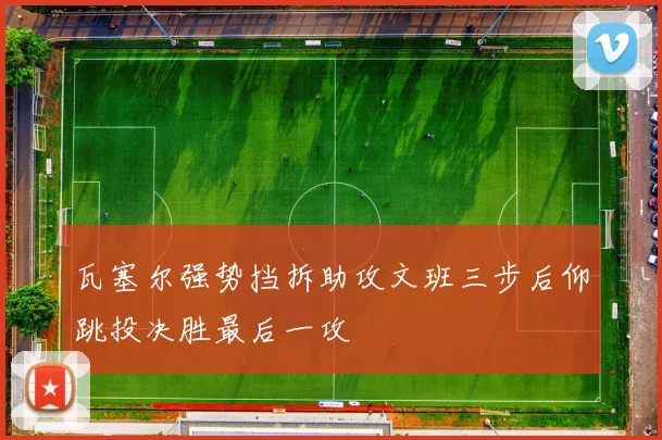 瓦塞尔强势挡拆助攻文班三步后仰跳投决胜最后一攻